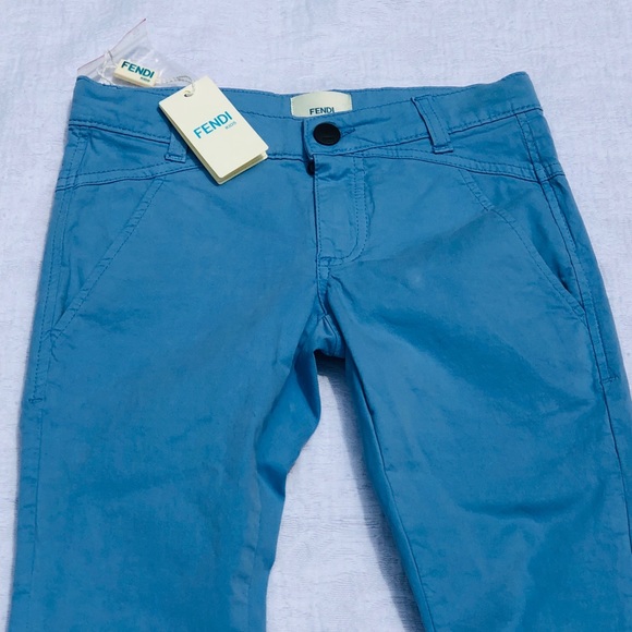 FENDI Kids**Blue Skinny Pants*Age 6**$420 - Picture 5 of 8